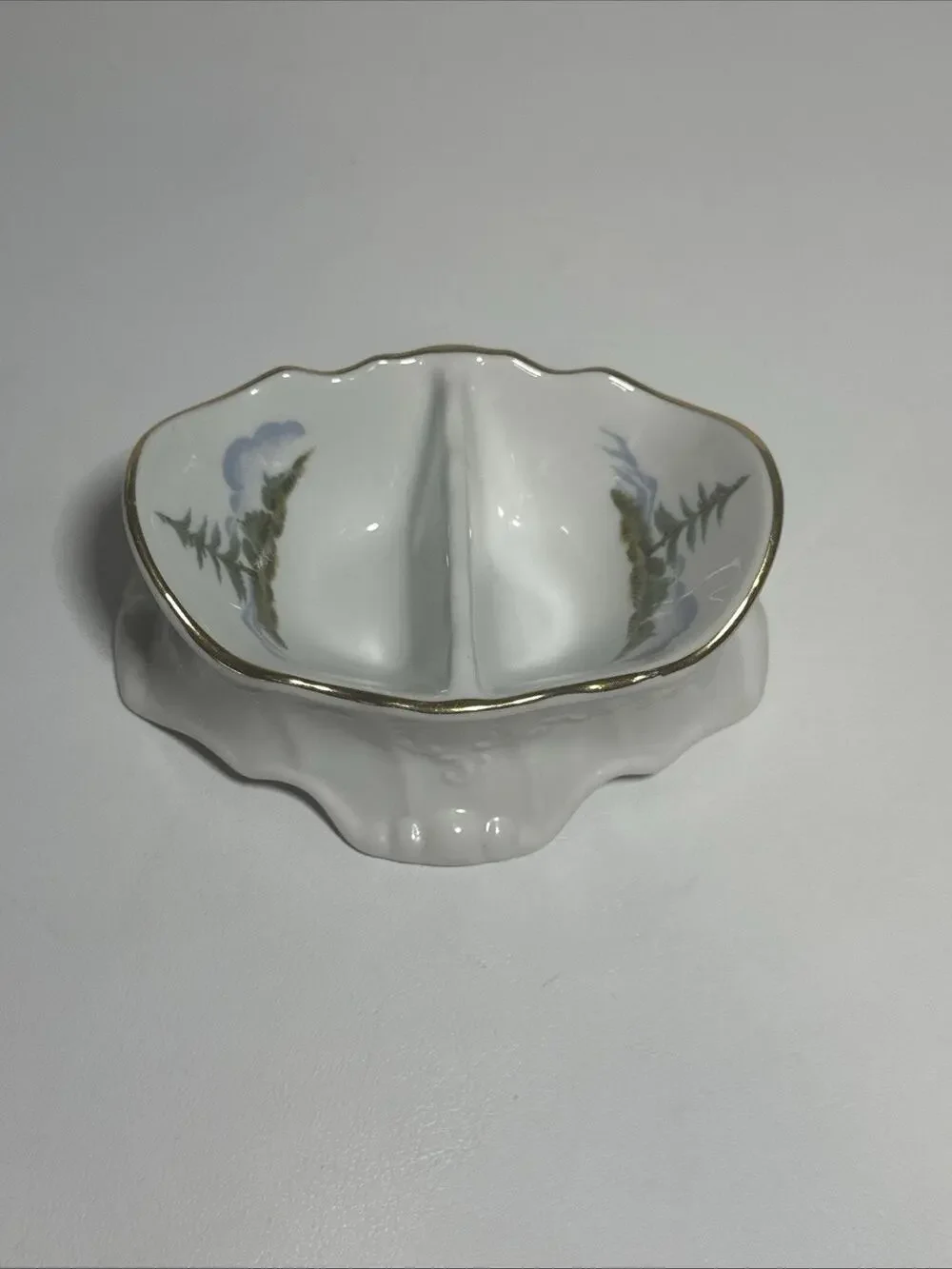 Vintage Czech Republic Concordia Lesov “Double Salt Shaker” Bernadotte Porcelain